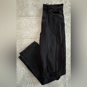 Abercrombie & Fitch Black The ‘90’s Straight Ultra High Rise Jeans